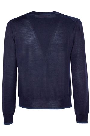 Maglia in lana vergine blu MAURO GRIFONI | GS110008SR121582